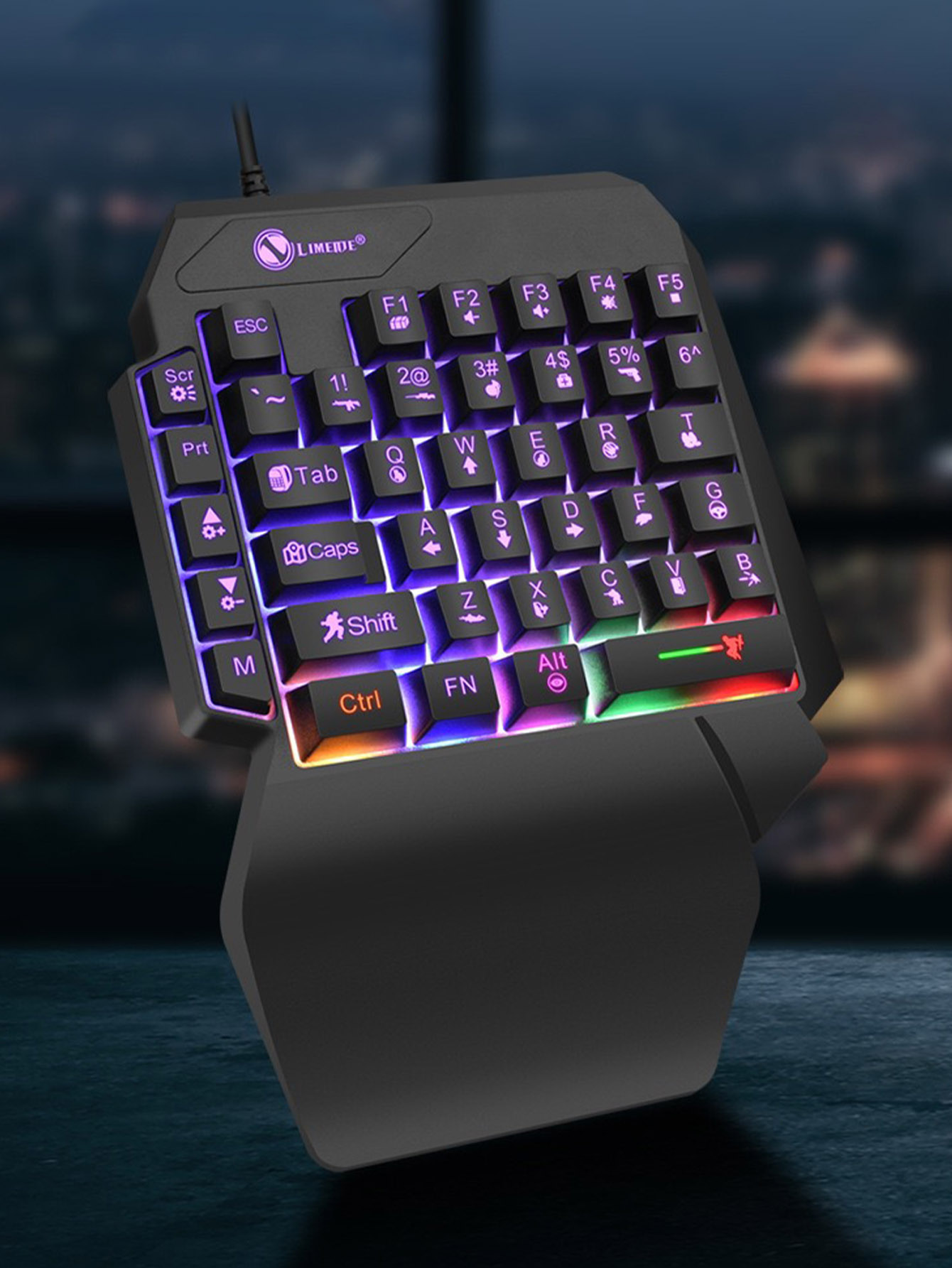 Gaming Keyboard 1 Hand - Teclado Mecánico de Una Mano para
