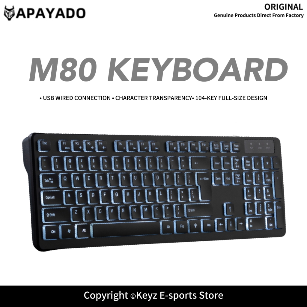 Keyboard Gaming Mac - Teclado para Juegos USB con Cable,