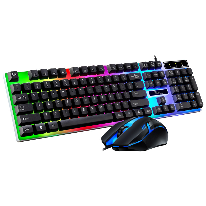 Gaming Keyboard Bundle - Teclado para juegos RGB, Kit de