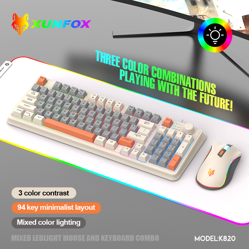 Gaming Keyboard Bundle - K820 USB juego con cable teclado