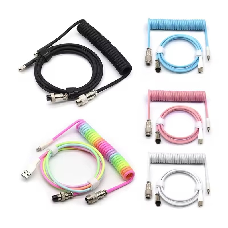 Cable en espiral para teclado  - Coiled Usb Cable reseña y precio