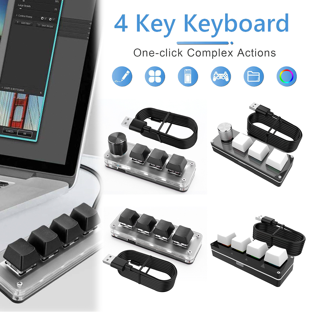 Teclado Mecánico para Juegos d - Gaming Keyboard 1 Hand reseña y precio
