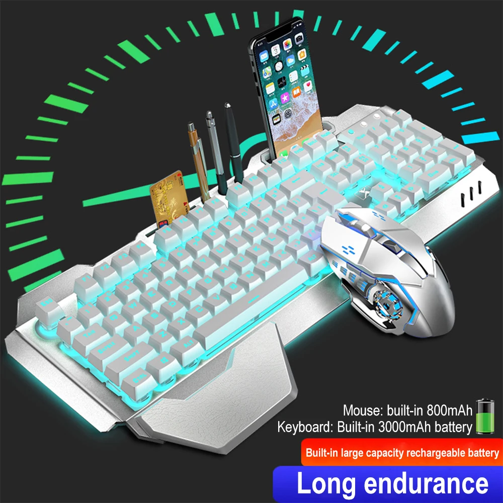 Teclado y ratón inalámbricos K - Gaming Keyboard Bluetooth reseña y precio