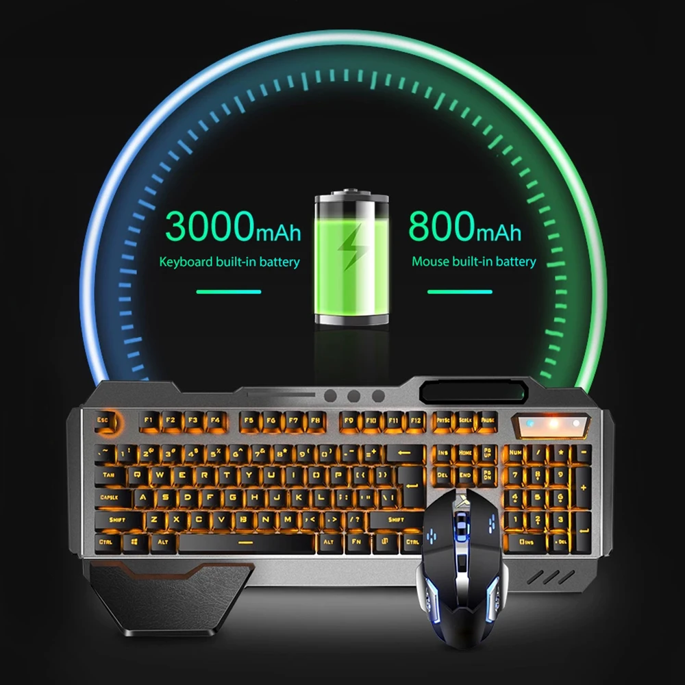 Teclado y ratón inalámbricos K - Gaming Keyboard Bluetooth reseña y precio