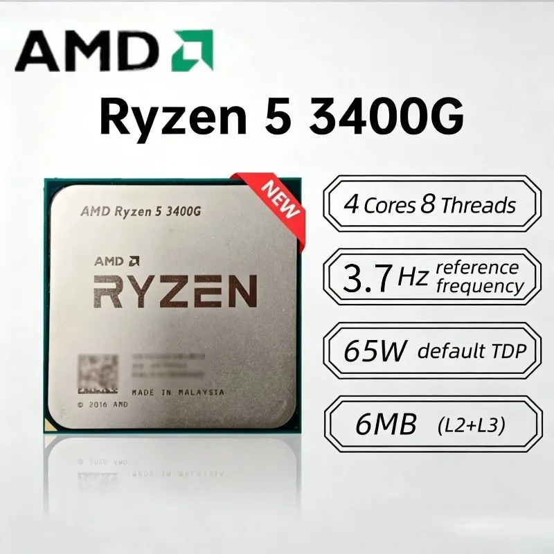 Procesador AMD Ryzen 5 3400G,  - Amd Cpu Ryzen 5 reseña y precio