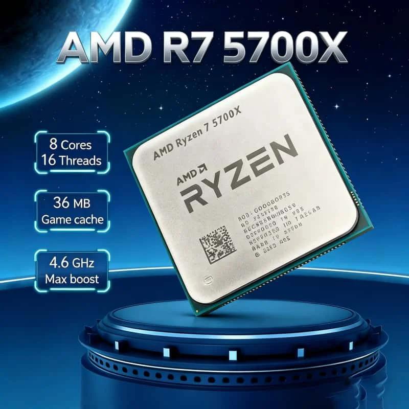 Procesador AMD Ryzen 7 5700X R - Amd Cpu Ryzen 7 reseña y precio