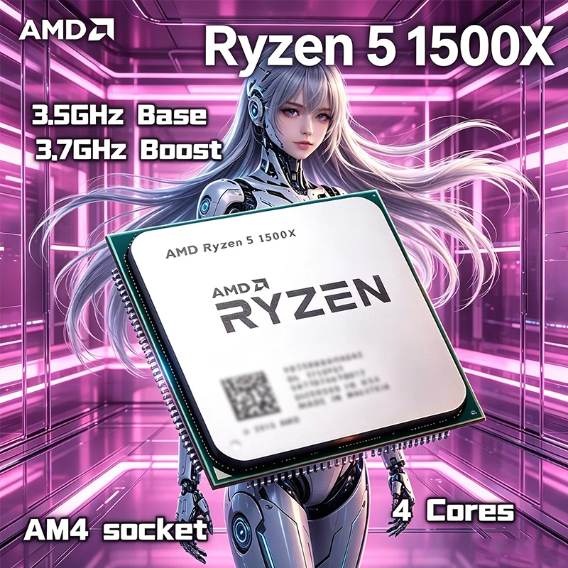Procesador AMD Ryzen 5 1500X,  - Amd Cpu Ryzen 5 reseña y precio