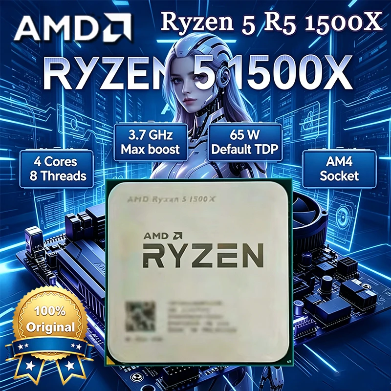 Procesador AMD Ryzen 5 1500X,  - Amd Cpu Ryzen 5 reseña y precio