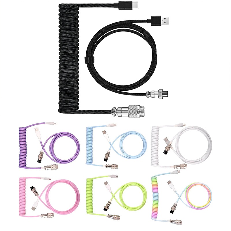 Cable Espiral USB Tipo C para  - Coiled Usb Cable reseña y precio