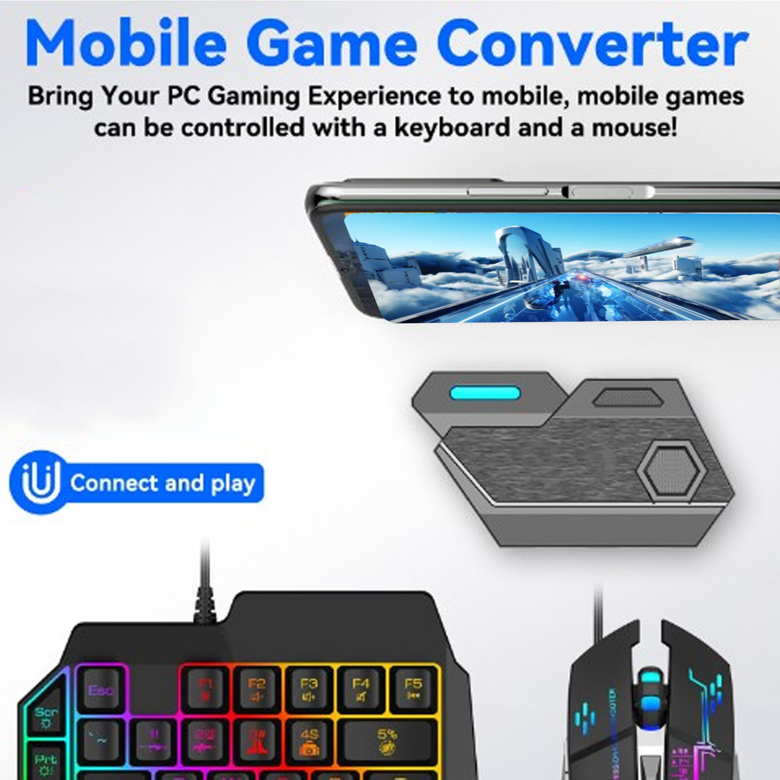 Paquete combinado de juegos pa - Gaming Keyboard Bluetooth reseña y precio