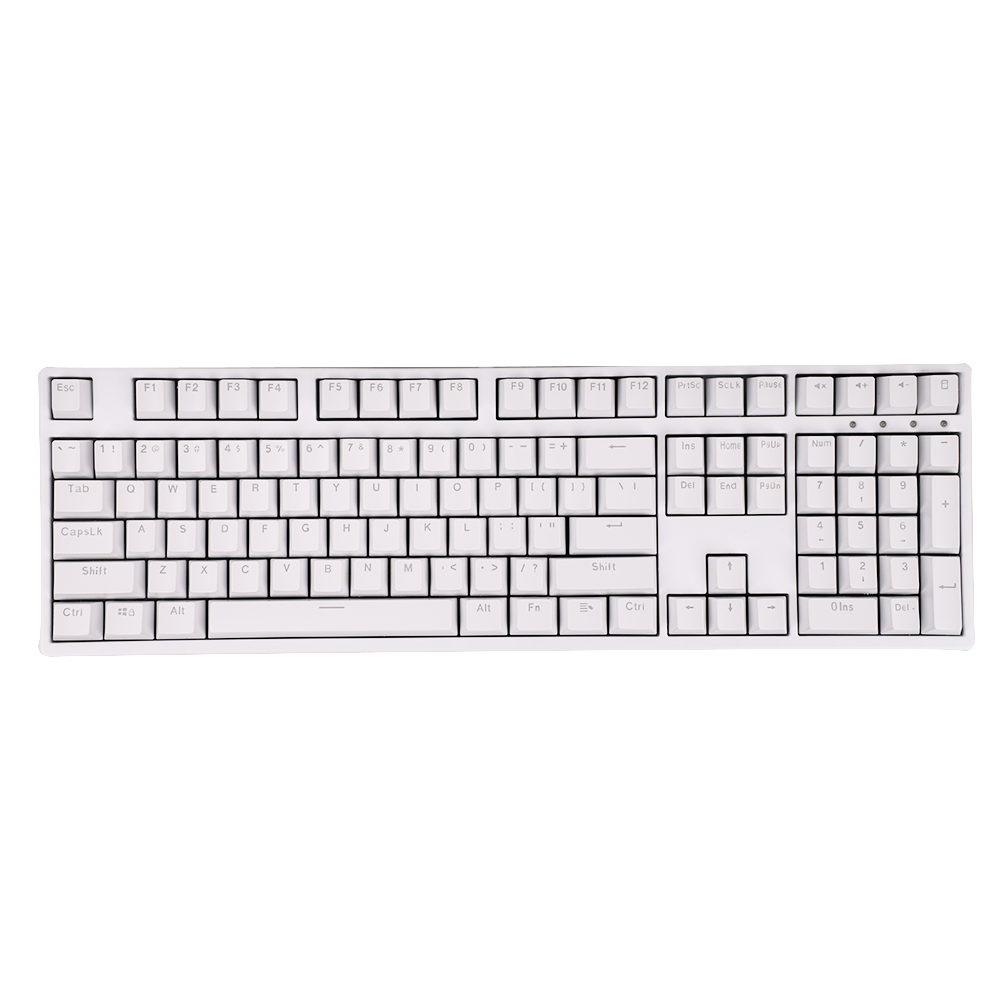 Teclas blancas de 108 teclas A - Gaming Keyboard Corsair reseña y precio
