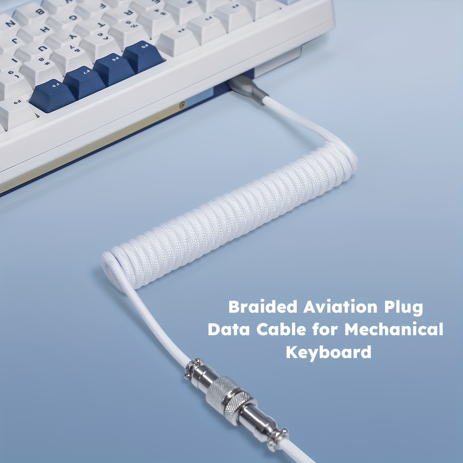 Cable en espiral para teclado  - Coiled Usb Cable reseña y precio