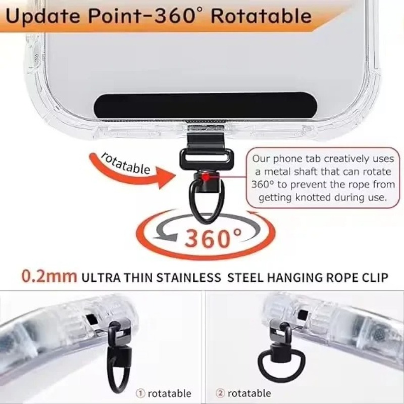 Clip Giratorio 360° para Teléf - Gasket Mount Kit reseña y precio