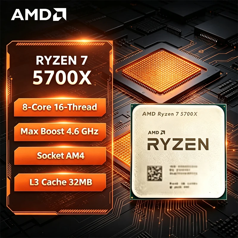 Procesador AMD Ryzen 7 5700X,  - Amd Cpu Ryzen 7 reseña y precio