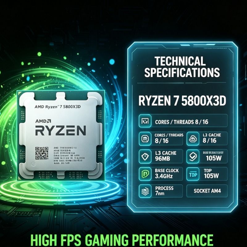 Procesador para Juegos AMD Ryz - Amd Cpu Ryzen 7 reseña y precio