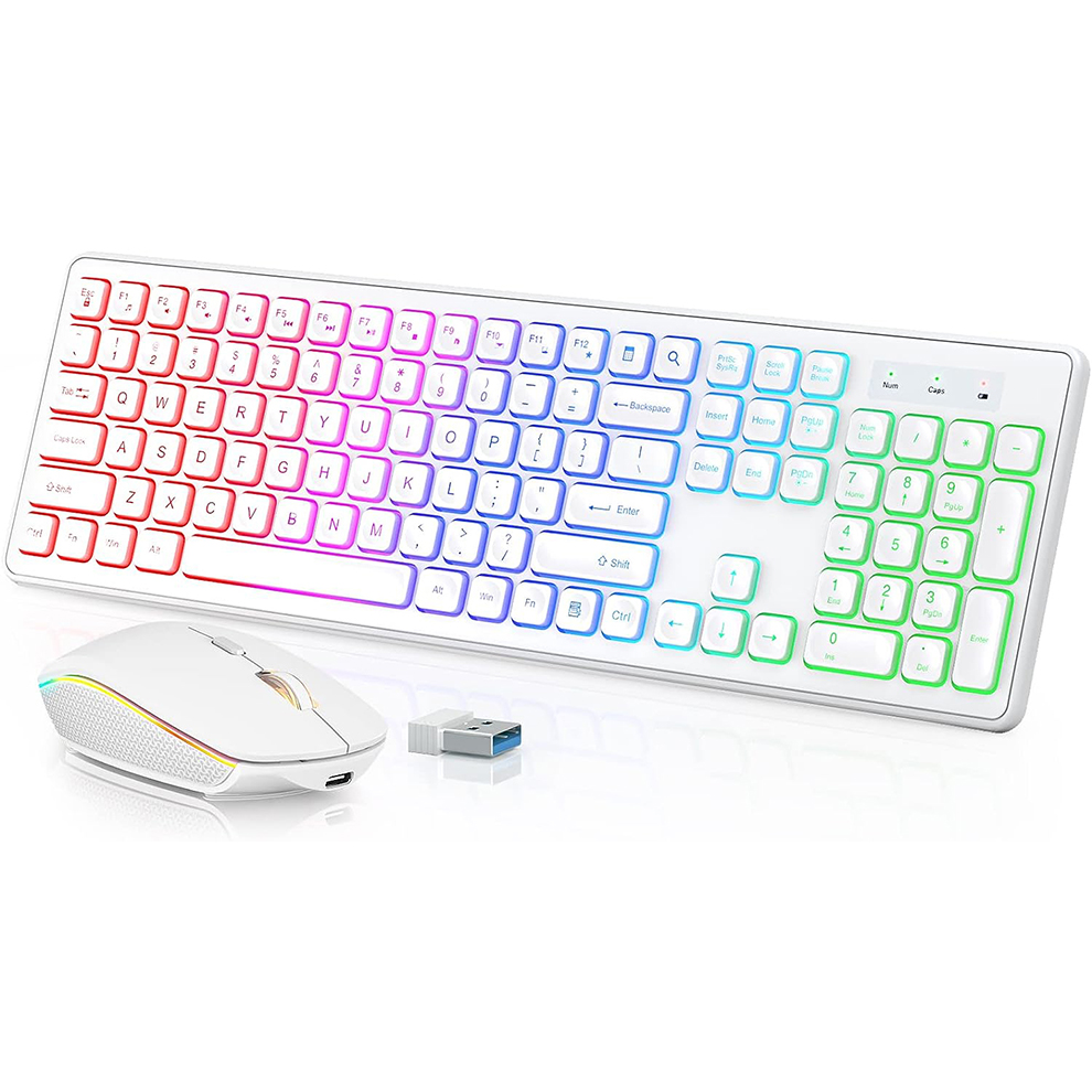 Teclado y ratón inalámbricos r - Gaming Keyboard Bluetooth reseña y precio